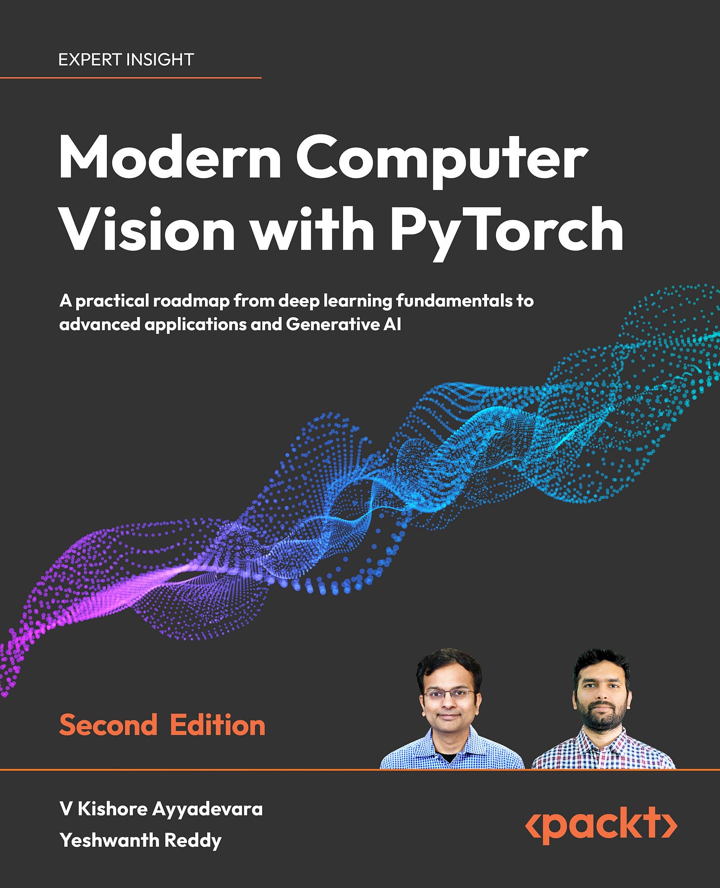 Modern Computer Vision with PyTorch - Second Edition, Published by Packt, Book Cover