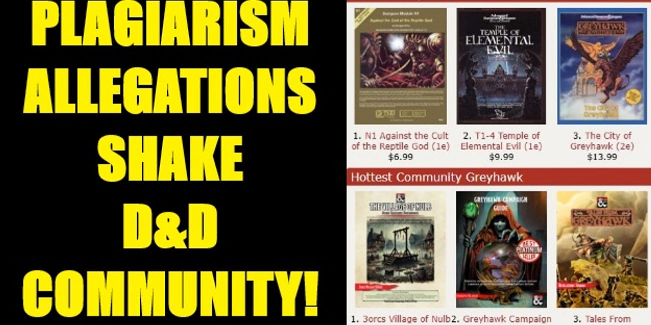 Plagiarism Allegations Shake D&D’s Greyhawk Community