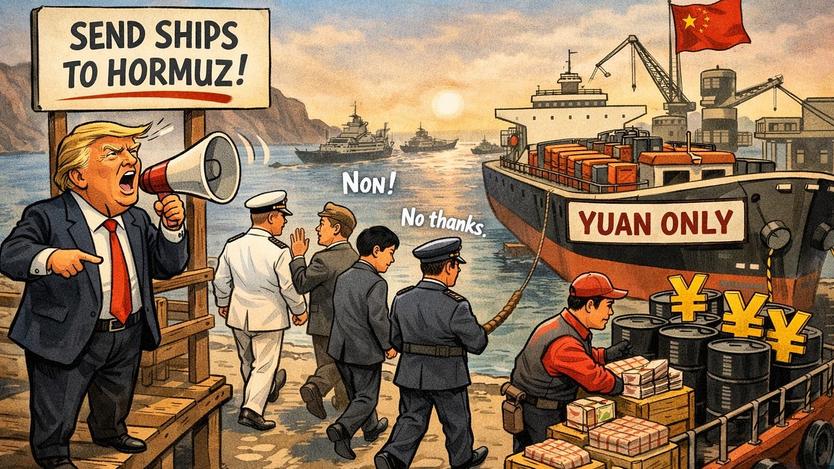 Allies to Trump on Hormuz: “No Ships, No Thanks"