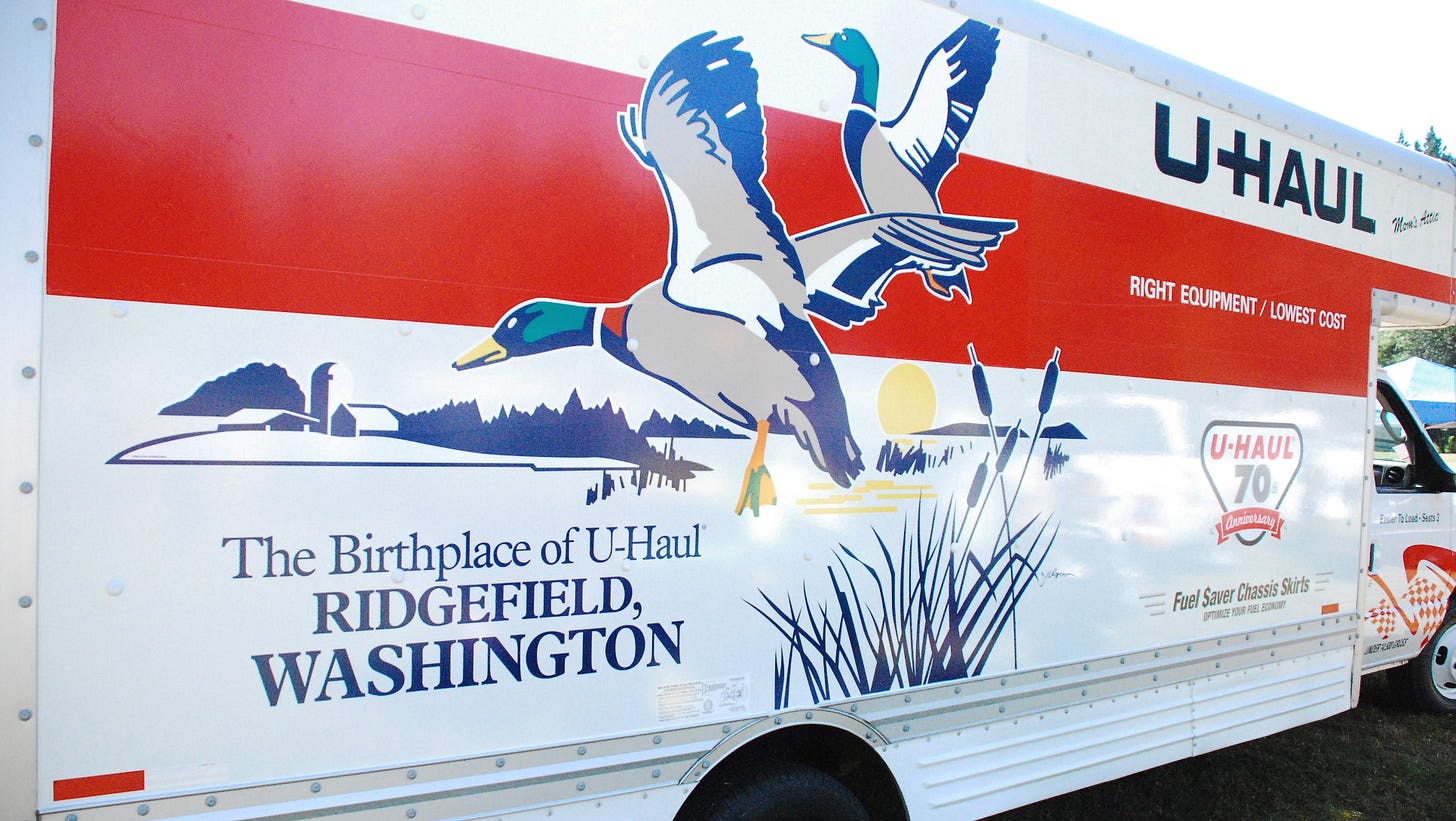 The Birthplace of U-Haul - Ridgefield, Washingotn - My U-Haul StoryMy U ...