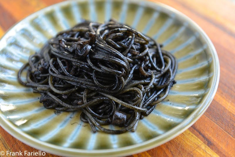 Spaghetti al nero di seppia (Spaghetti with Squid Ink)