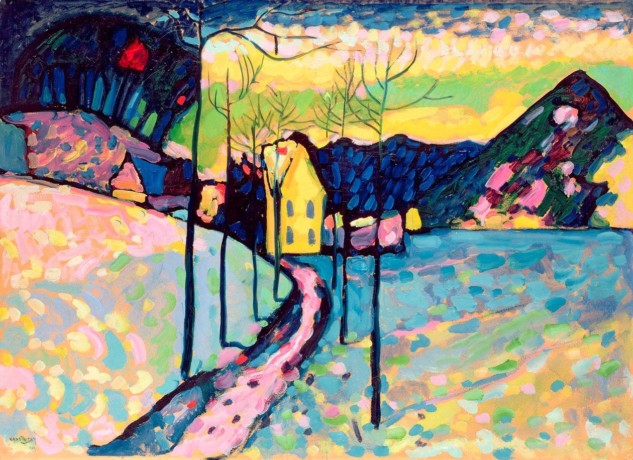 Wassily Kandinsky - Winter Landscape