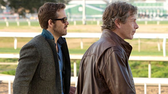 Ryan Reynolds (left) and Ben Mendelsohn play a pair of hard-luck gamblers in 2015's "Mississippi Grind," an A24 release co-directed by Ryan Fleck and Anna Boden. Ryan Reynolds (left) and Ben Mendelsohn play a pair of hard-luck gamblers in 2015's "Mississippi Grind," an A24 release co-directed by Ryan Fleck and Anna Boden.