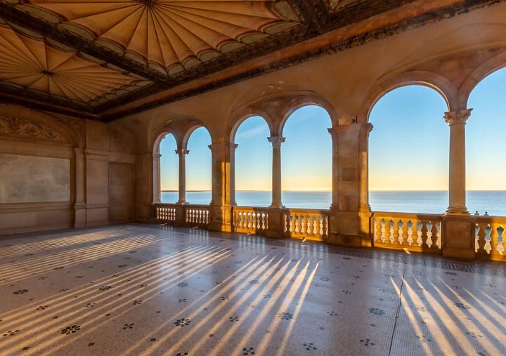 Views of The Breakers and the Breakfast Room, Images courtesy of The Preservation Society of Newport County