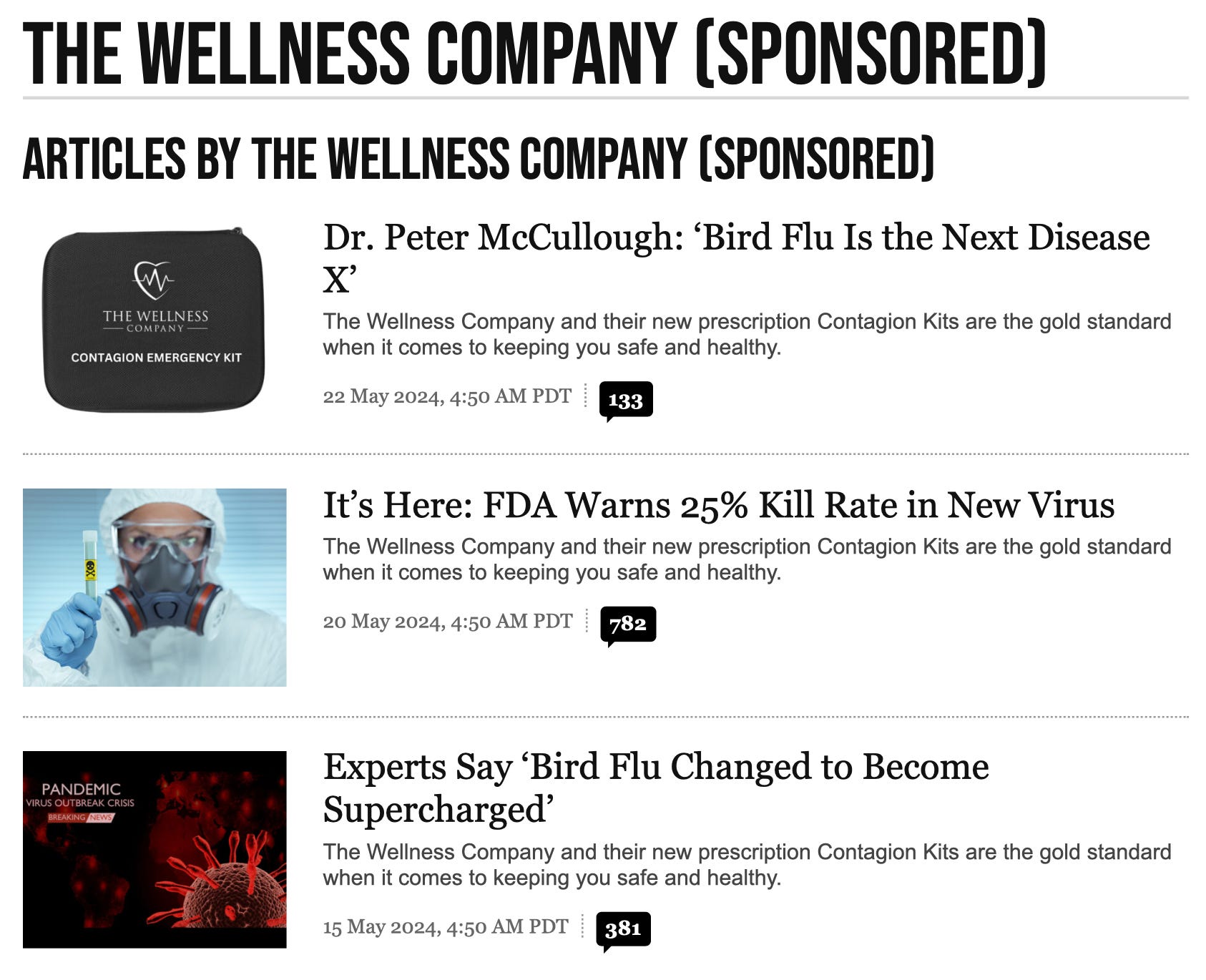 The Wellness Company is deeply unethical and rips off its customers