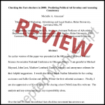 Checking the Fact-checkers in 2008 REVIEW Checking the Fact-checkers in 2008 REVIEW