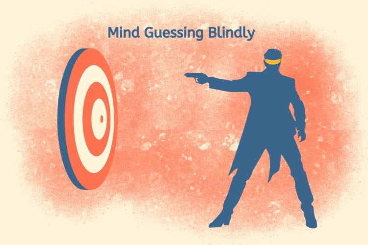 Mind Guessing The Right Way Blindly Mind Guessing The Right Way Blindly