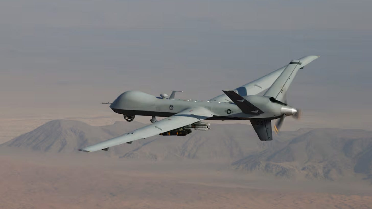 U.S. MQ-9 Reaper drones U.S. MQ-9 Reaper drones
