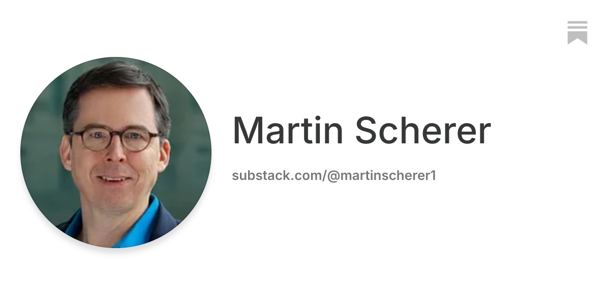 Martin Scherer | Substack