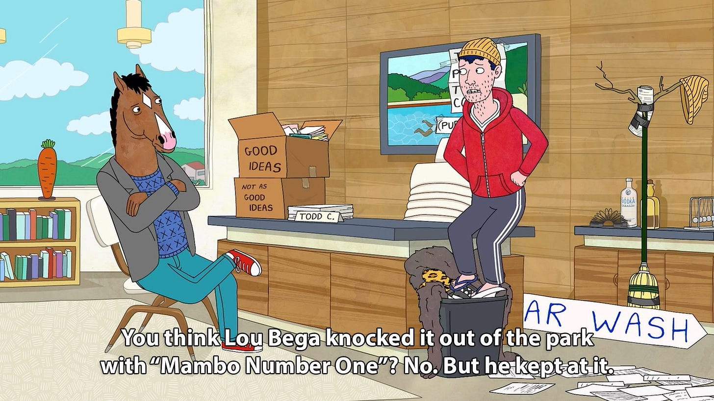 As the job hunt and rejections continue, Todd's wisdom spurs me on : r/ BoJackHorseman