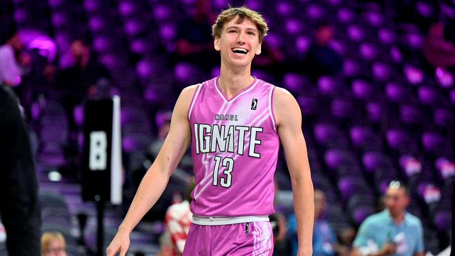 Who is Matas Buzelis? Meet the G League Ignite star and potential No. 1  pick in the 2024 NBA Draft | Sporting News