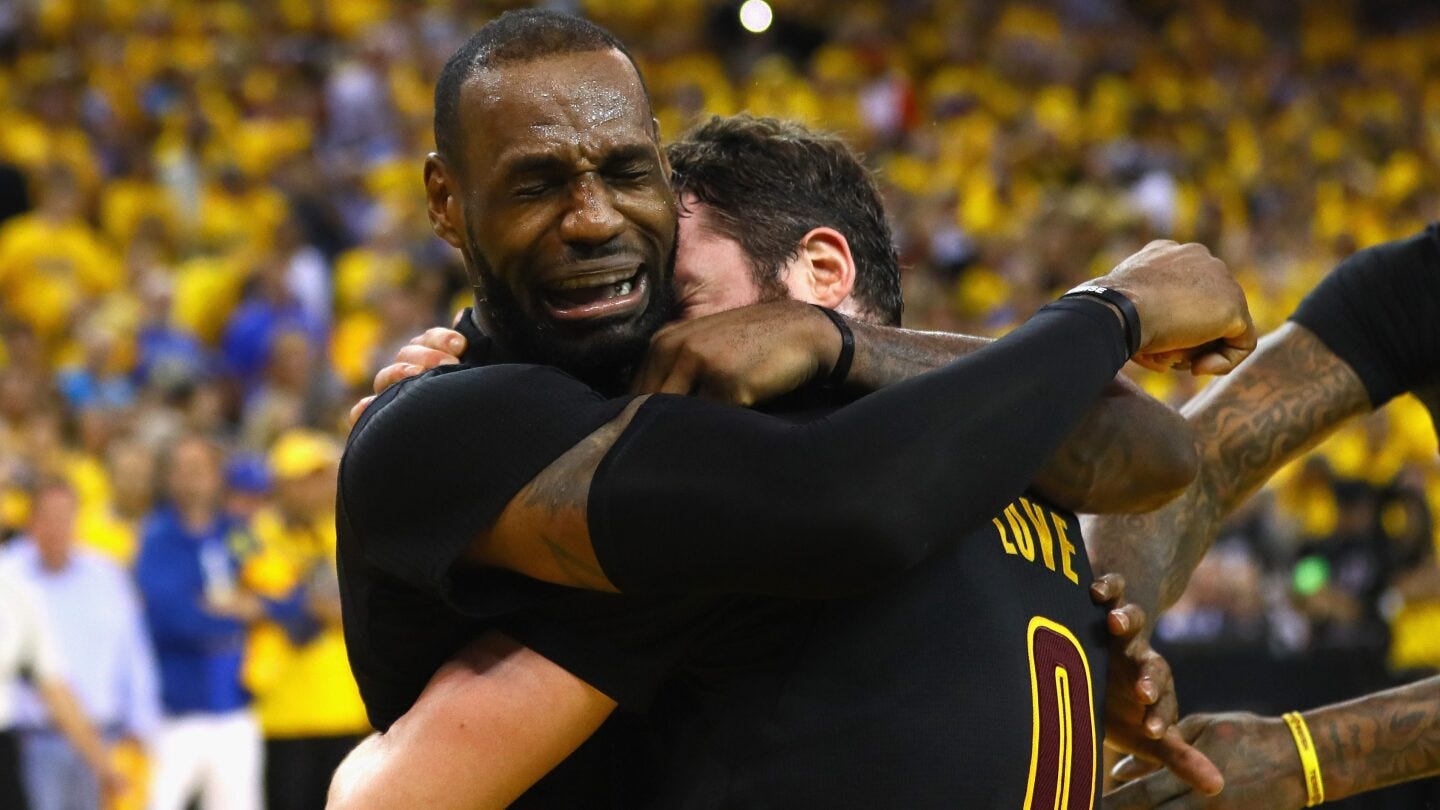 LeBron James sings happy birthday to Kevin Love - NBC Sports