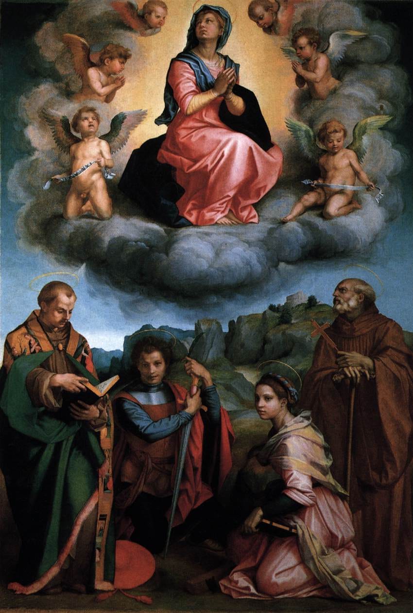 Madonna of the Harpies, 1517 by Andrea del Sarto