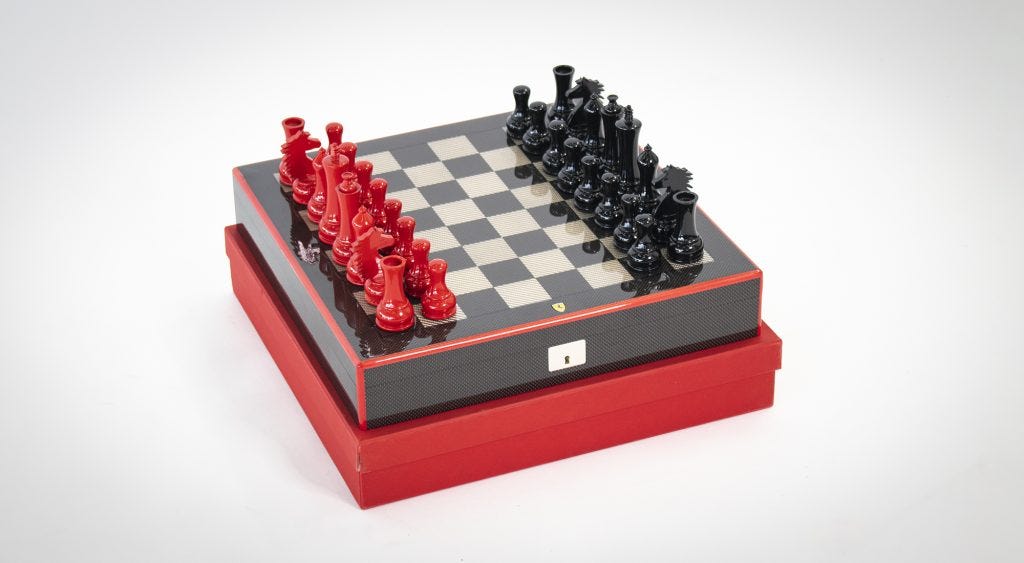 Official Ferrari Chess Set – Tomini Classics