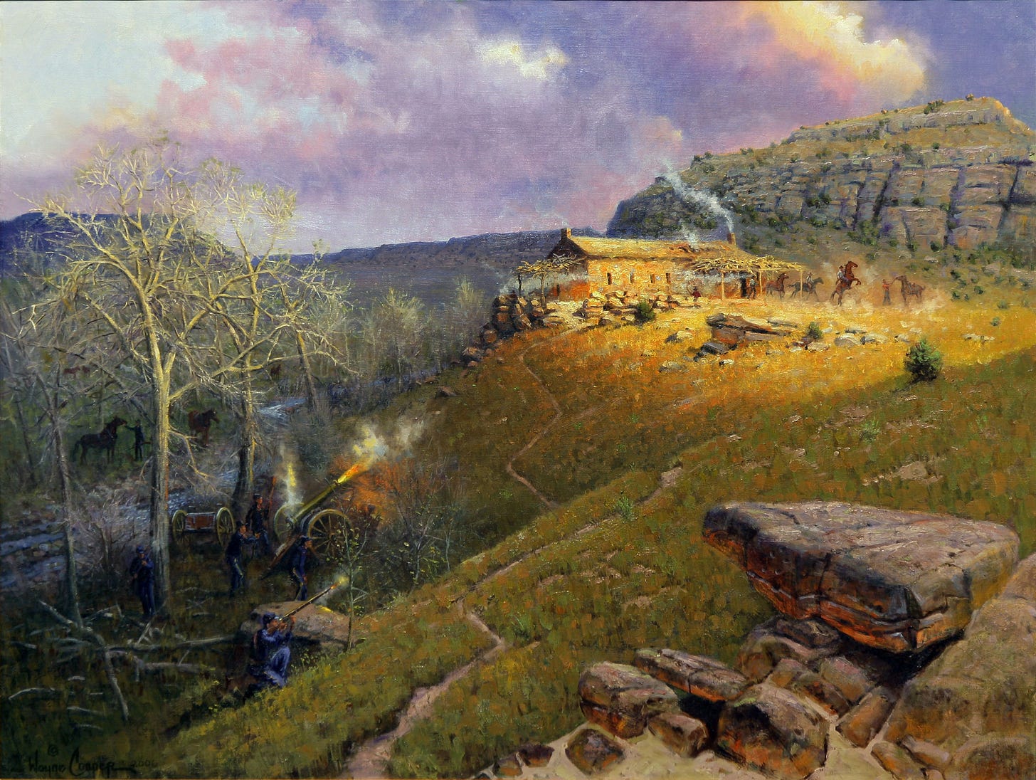 Painting of Robber's Roost to be Dedicated | Oklahoma Senate Painting of Robber's Roost to be Dedicated | Oklahoma Senate