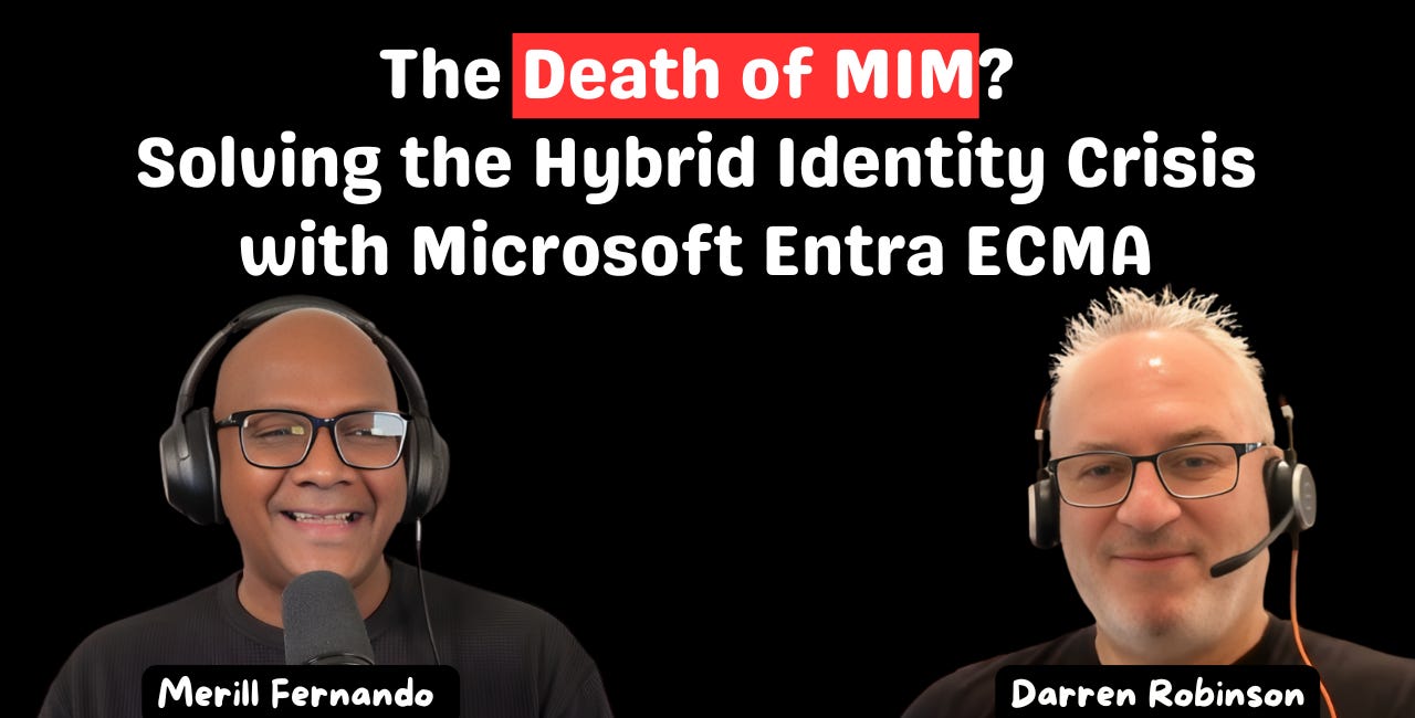 From FIM/MIM to Cloud Sync: Complete Identity Journey with Australia’s Top Identity MVP Darren “Doc” Robinson