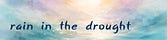 rain in the drought