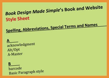 Style sheet word template