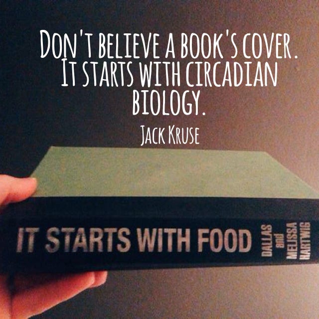 jack kruse meme it starts with circadian biology