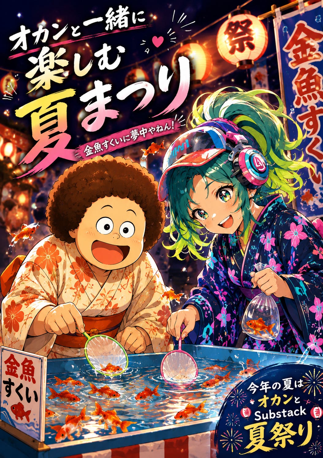 🎆【7月BIGイベント】Substack夏祭り、開催します！！🏮👘