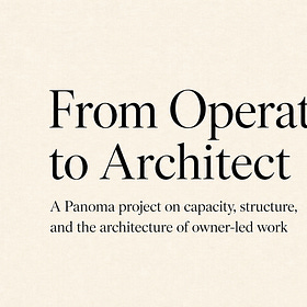 From Operator to Architect