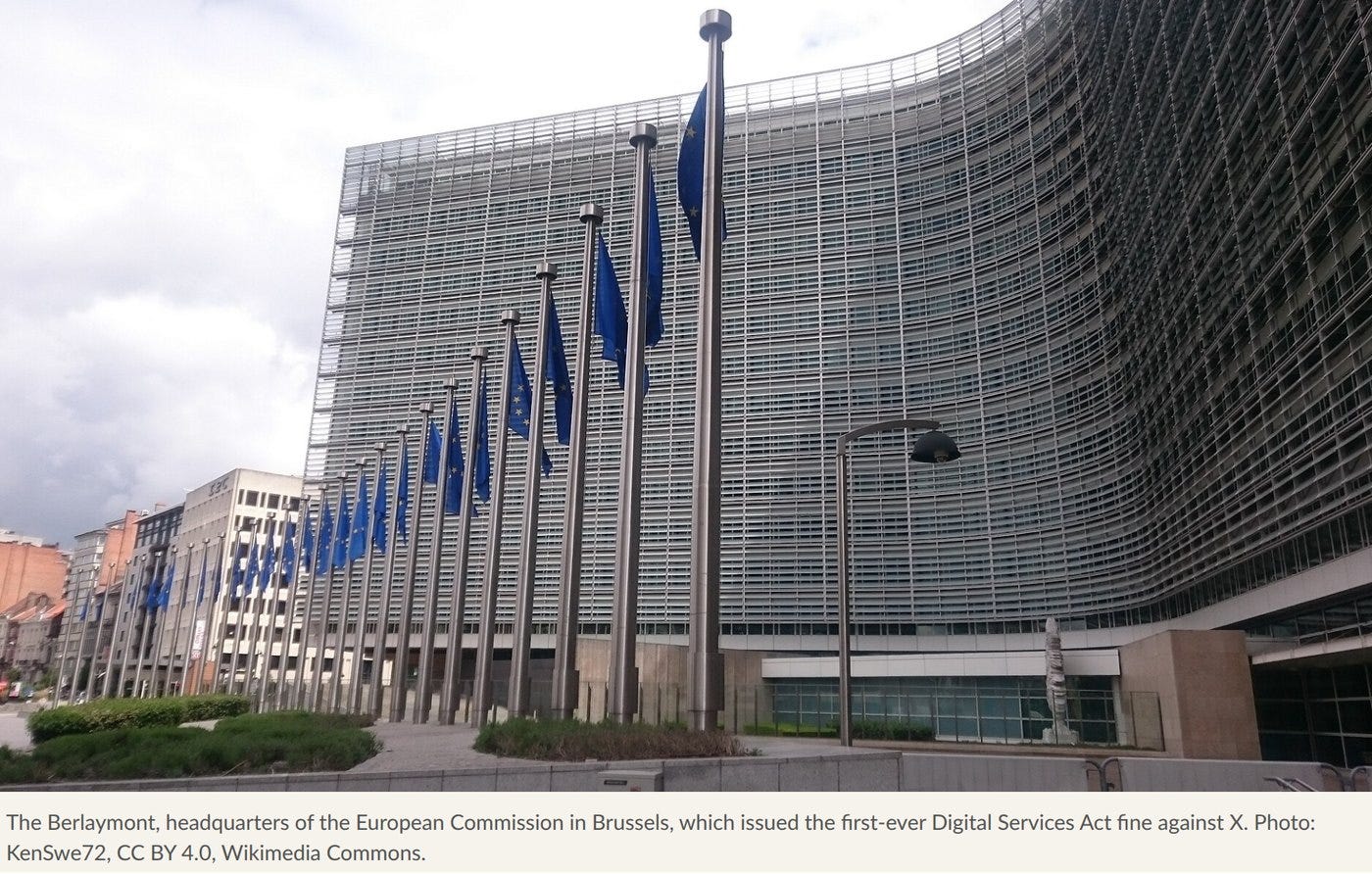 The Berlaymont in Brussels, headquarters of the European Commission. Photo: KenSwe72, CC BY 4.0, Wikimedia Commons.
