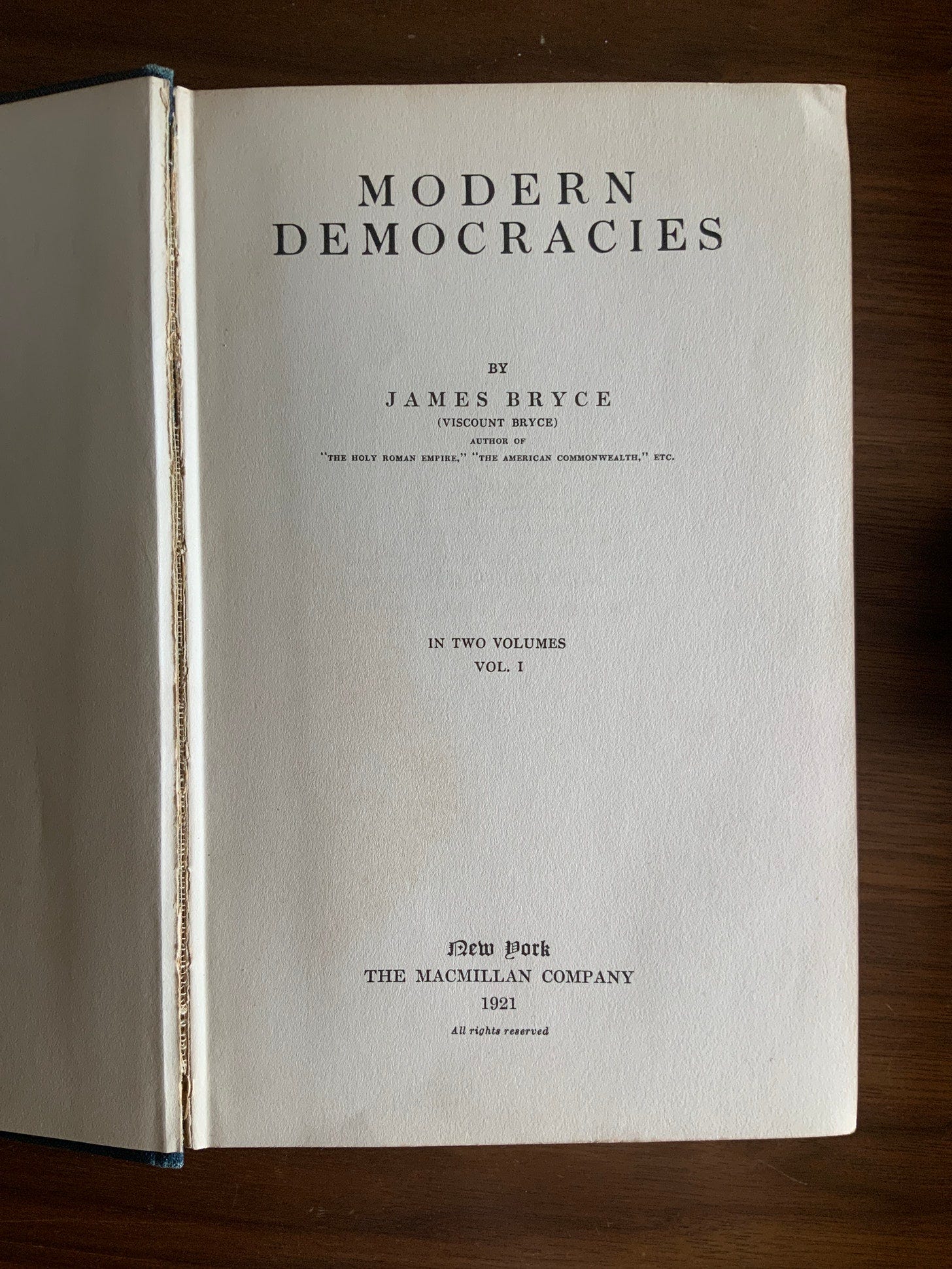Saturday post on “Public Opinion” in MODERN DEMOCRACIES (by James