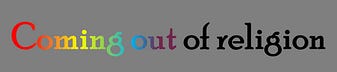 Coming Out Of Religion