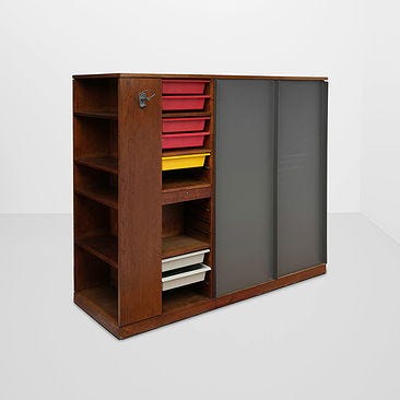 CHARLOTTE PERRIAND (1903-1999) AND LE CORBUSIER (1887-1965) Wardrobedesigned 1958for Maison du B...