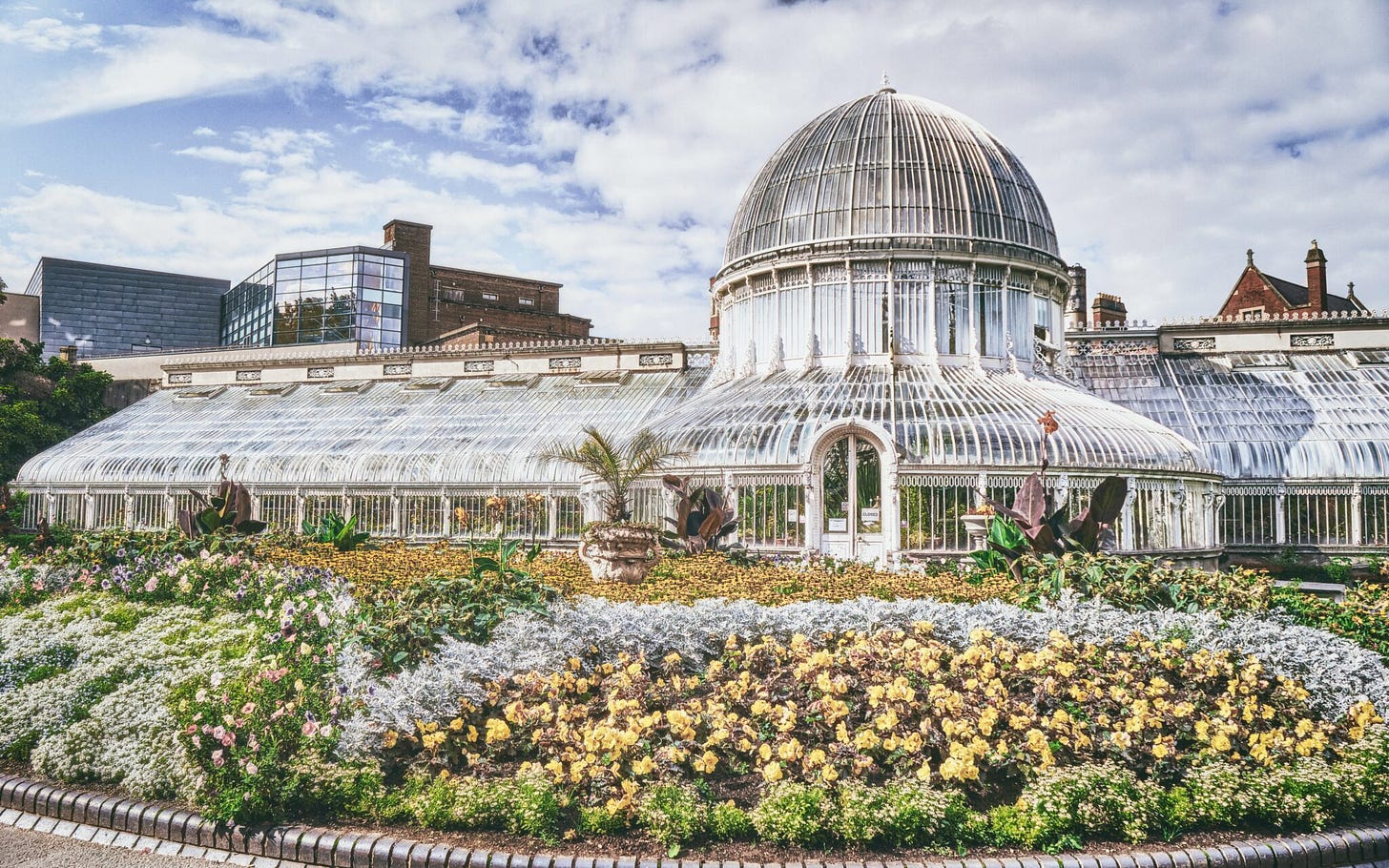 Botanischer Garten Belfast große Glaskuppel, sehr hübsch