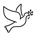Dove outline