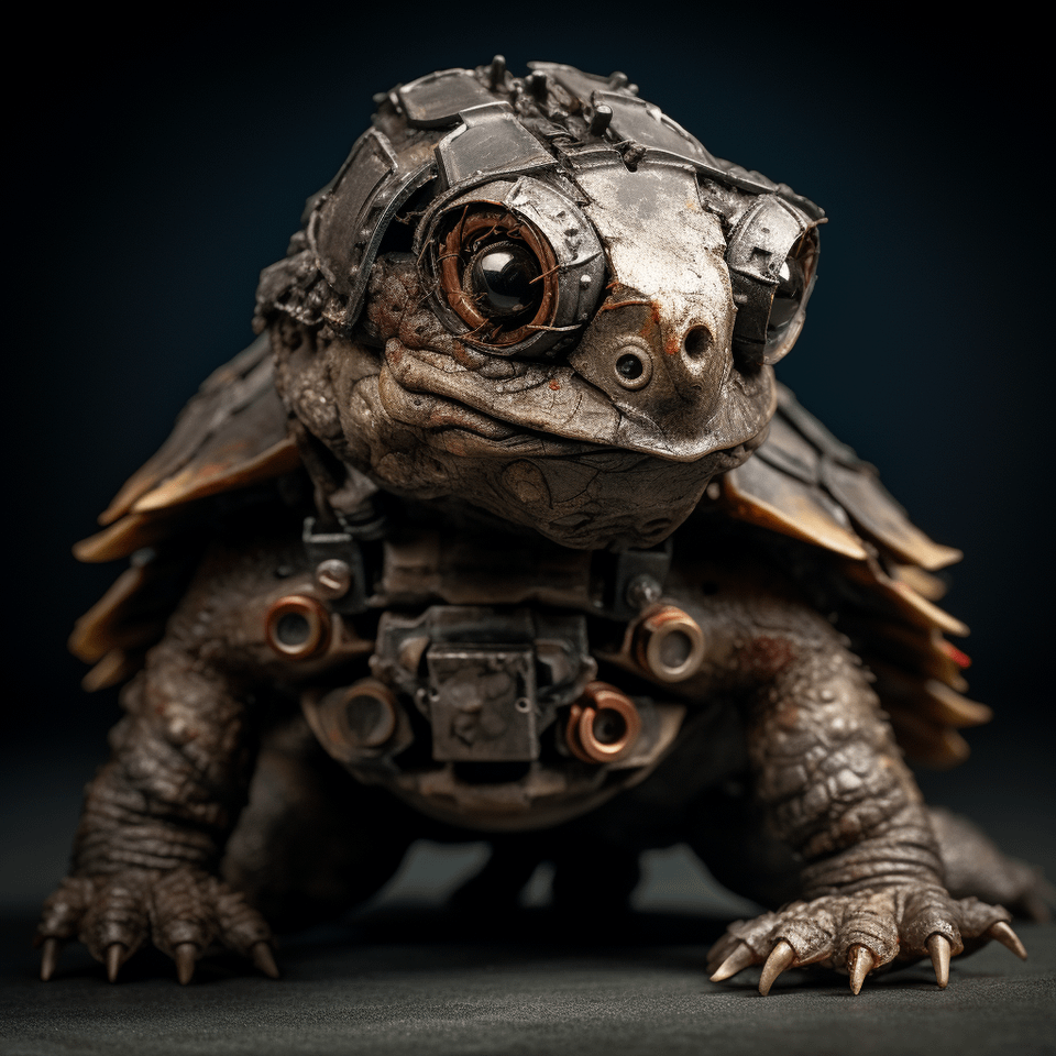 r/midjourney - How about some cybernetic turtles