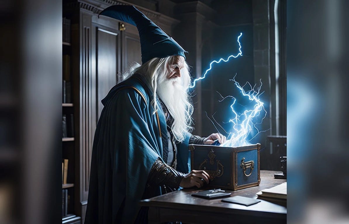 Pourquoi un magicien pour représenter l'IA ?