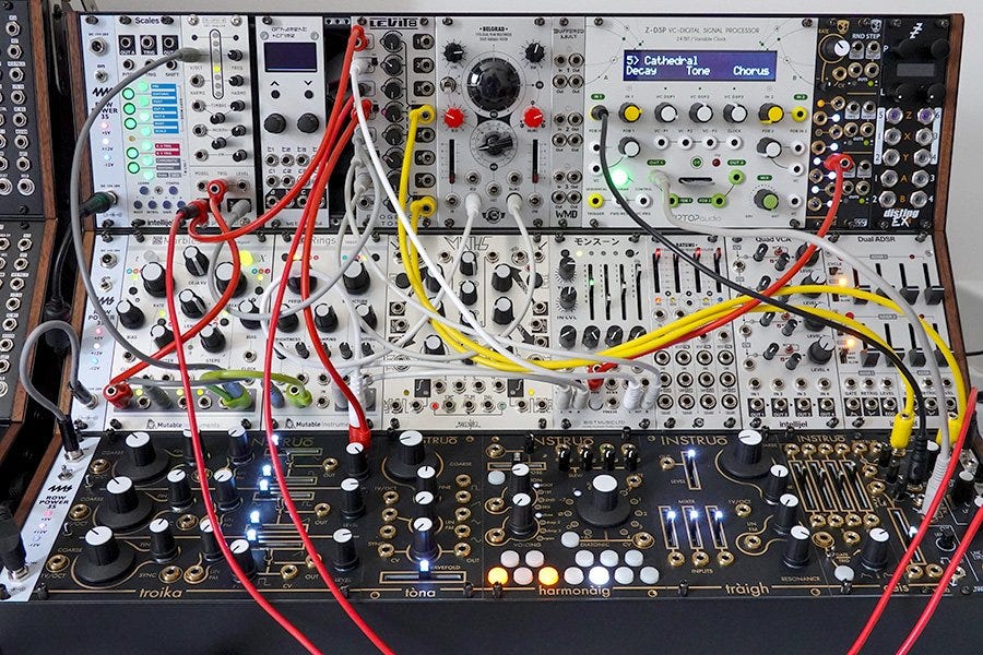 My Initial Eurorack Modular Synthesiser