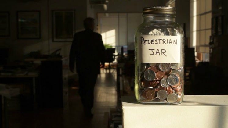 Pedestrian Jar - lede