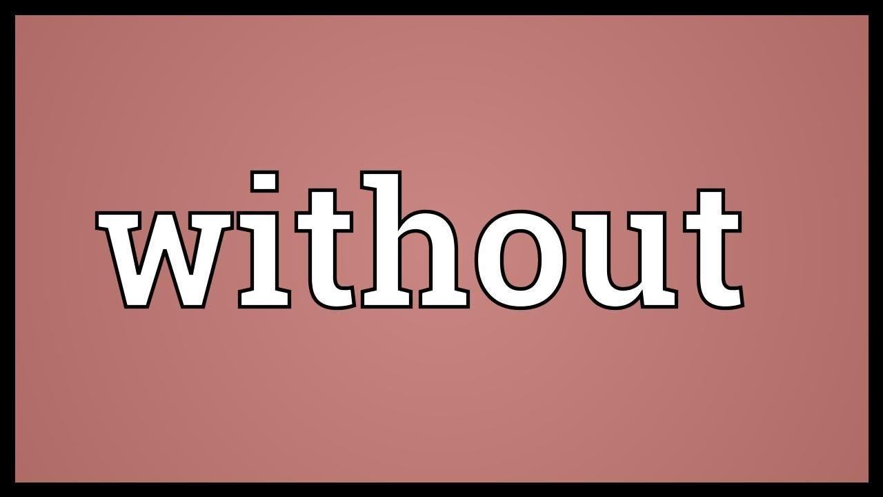 Without Meaning - YouTube