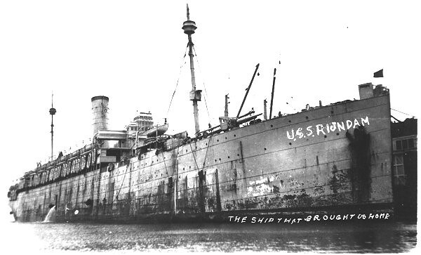 USS Rijndam | "The Ship That Brought Us Home" The Rijndam wa ...