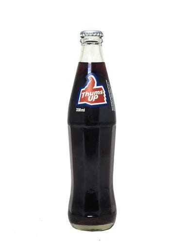 FRESH 12oz Thums Up soda - VERY RARE!!