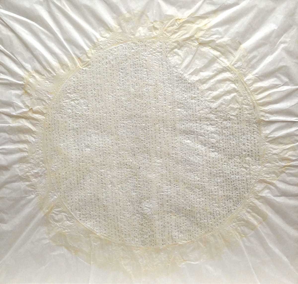 Paolo Brunati Urani, Mappatura del segno, (mixed media on paper), 2009 [Fondazione Bonotto, Colceresa (VI). Art: © Paolo Brunati Urani]