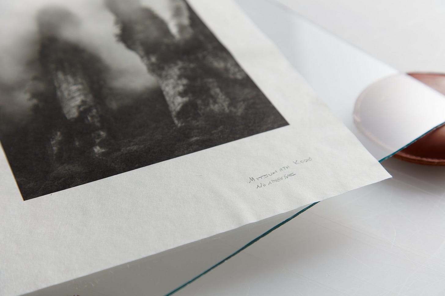 Awagami Mitsumata Kozo peeled apart