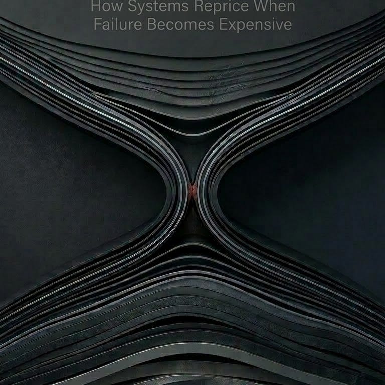 ORDERING: How Systems Reprice When Failure Becomes Expensive