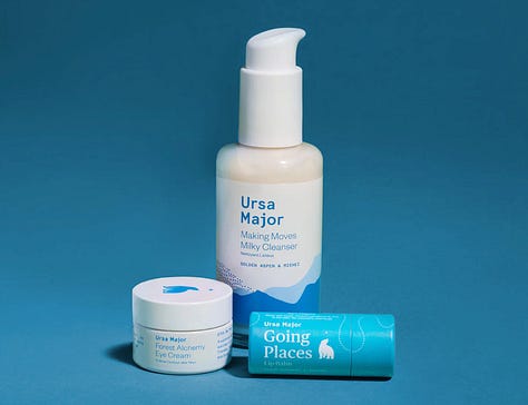 skincare routine, 50 but look 30, blush, Ursa Major, one love vitamin c, vitamin c, serum, face serum, glazed donut face, nighttime routine, skincare routine, face oil