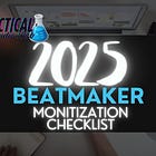 ✅ Beat Maker Monetization Checklist (2025 Edition)