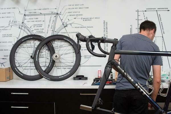 Visite guidée chez un fabricant de vélo australien