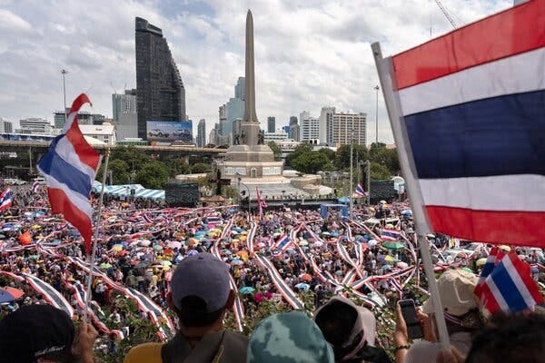 Thai Protesters Vent Their Exasperation With the Prime Minister - The New  York Times