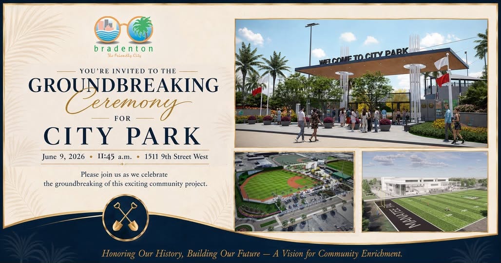 Bradenton to Break Ground on $30 Million City Park Project Near LECOM Park