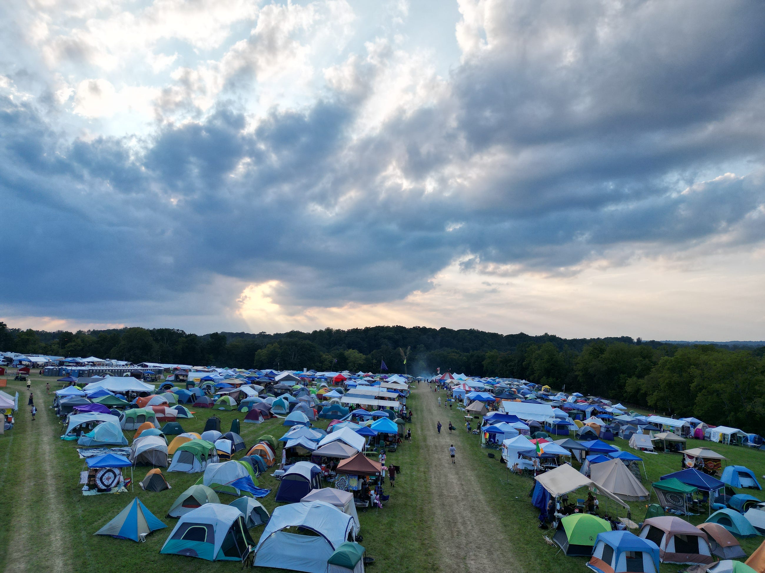 Photo of the Philadelphia Folk Festival / taken by author on DJI Mini 3 Pro
