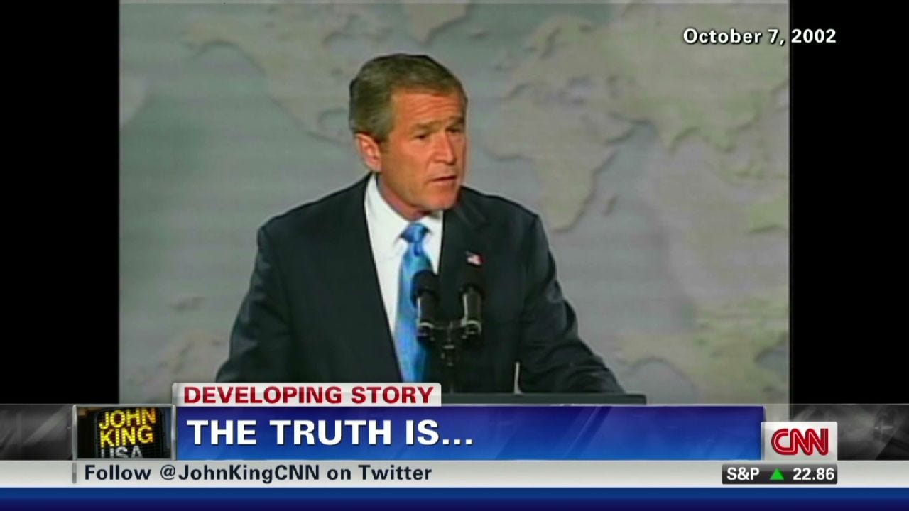 Iraq war ends, WMDs never found