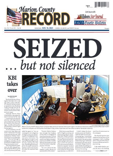 Local Police Raided a Kansas Newspaper. I've Got Questions.