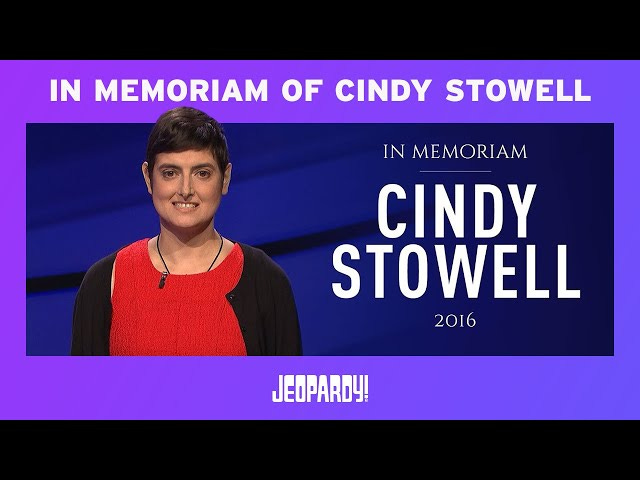 Cindy Stowell in Her Own Words | JEOPARDY! - YouTube Cindy Stowell in Her Own Words | JEOPARDY! - YouTube